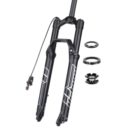 LHHL Mountain Bike Fork LHHL Bike Suspension Forks 26 / 27.5 / 29 Inch Disc Brake 1-1 / 8" Straight 100mm Travel MTB Air Forks QR 9x100mm RL Mountain Bike Front Fork With Damping (Color : Black, Size : 29inch)