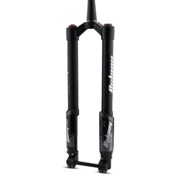 LHHL Mountain Bike Fork LHHL Downhill Mountain Bike Suspension Front Fork Universal 26 / 27.5 / 29 Inch Travel 140mm Aluminum Alloy Mountain Bike Front Fork MTB Fork Manual / Romete Lockout (Color : Manual, Size : Universal 26 / 2