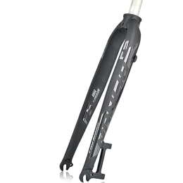 LHHL Mountain Bike Fork LHHL Mountain Bike 26 / 27.5 / 29" Inch Front Forks Bicycle Rigid Fork QR 9X100mm Disc Brake 1-1 / 8'' Threadless Ultralight Aluminum Alloy 872g (Color : Black, Size : 27.5")