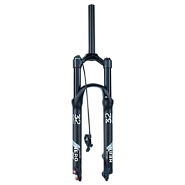 LHHL Mountain Bike Fork LHHL Mountain Bike Fork 26 / 27.5 / 29 Inch MTB Air Suspension Fork Damping Adjustment Travel 120mm 1-1 / 8 Straight Tube Magnesium Alloy Fork QR 9mm Manual / Remote (Color : Remote, Size : 27.5 inch)