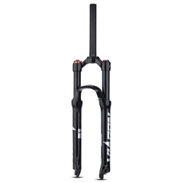 LHHL Mountain Bike Fork LHHL MTB Air Suspension Fork 26 / 27.5 / 29 Inch Mountain Bike Suspension Fork Travel 120mm Manual / Remote Lockout Bicycle Magnesium Alloy Fork (Color : Straight Manual, Size : 26 Inch)