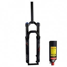 LHHL Mountain Bike Fork LHHL MTB Bike Suspension Fork 26" 27.5" 29" Air Bicycle Fork Manual Control Damping Adjustment 1-1 / 8" QR 9mm Disc Brake Travel 100mm 1670g (Color : A-Black, Size : 26in)