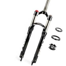 LHHL Mountain Bike Fork LHHL MTB Front Forks 90mm Travel With Disc Brake 29 Inches Mountain Bike Air Suspension Fork HL QR 9mm*100mm 1-1 / 8" Straight Tube Bicycle Forks (Color : B, Size : 29 inch)