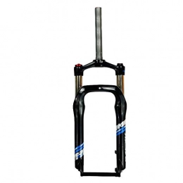 LIDAUTO Mountain Bike Fork LIDAUTO Mountain Bike Suspension Fork Straight Air Plug bounce adjustment Snow Beach 20inches, blue