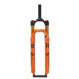 LSRRYD Mountain Bike Fork LSRRYD 26 / 27.5 / 29'' Mountain Bike Suspension Forks MTB Air Fork 1-1 / 8 Bicycle Front Fork Disc Brake 110mm Travel QR 9mm Ultralight HL 1690G (Color : Orange, Size : 27.5'')