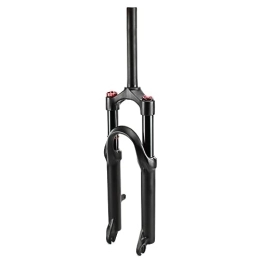 LUNJE Mountain Bike Fork LUNJE 20 Inch MTB Air Suspension Fork Travel 80mm Disk Brake BMX Folding Bike Fork 1-1 / 8" Straight QR 9 * 100mm Manual Lockout