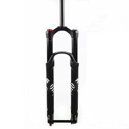 LUNJE Mountain Bike Fork LUNJE 27.5 29 Mountain Bike Suspension Fork Travel 120mm XC / DH / AM MTB Air Fork Rebound Adjust 1-1 / 8 Straight Thru Axle 15 * 110mm Boost Front Fork (Color : Black, Size : 29'')