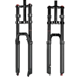 LUNJE Mountain Bike Fork LUNJE Downhill Mountain Bike Suspension Fork 27.5 29 DH / XC MTB Air Fork Travel 150mm Rebound Adjustable Straight Double Shoulder Fork QR 9mm (Size : 27.5inch)