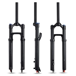 LUNJE Mountain Bike Fork LUNJE Mountain Bike Air Suspension Forks, 27.5 / 29 inch MTB Bicycle Front Fork with Rebound Adjustment, 100mm Travel 28.6mm QR 9mm Threadless Steerer (Color : Manual, Size : 29'')