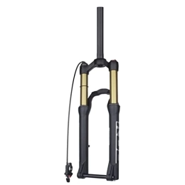 LUNJE Mountain Bike Fork LUNJE MTB Air Fork 24'' Mountain Bike Suspension Fork 115mm Travel Remote Lockout 15mm Thru Axle Front Fork 1-1 / 8 Straight Tube Rear Bridge Fork