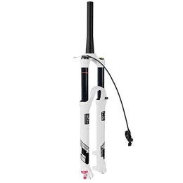 LvTu Mountain Bike Fork LvTu 26 / 27.5 / 29 Inch Mountain Bicycle Suspension Forks Magnesium Alloy 9mm QR MTB Bike Front Fork with Rebound Adjustment 140mm Travel (Color : Tapered Remote Lock, Size : 29 inch)