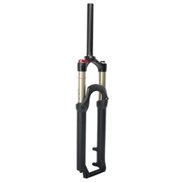 LvTu Mountain Bike Fork LvTu Mountain Bike Fork 26 27.5 Inch MTB Front Air Shock Absorber, Axle: 9x100mm Downhill Suspension Forks for 160 Rotor (Color : 27.5 inch)