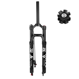 LXFHOMED 26/27.5/29 inch MTB Air Suspension Fork, Rebound Adjust 1-1/8”XC AM Ultralight Mountain Bike Front Forks Travel 120mm QR 9mm (26inch)