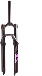 LXNQG Mountain Bike Fork LXNQG Bicycle forks Bike Suspension Fork 26 (Color : A -Black, Size : 27.5")