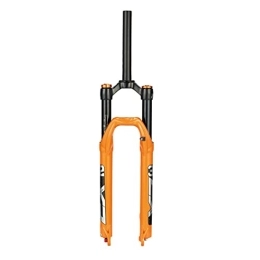 MabsSi Spares MabsSi 26 / 27.5 / 29 Air Mountain Bike Forks, Rebound Adjust QR 9mm Travel 120mm MTB Suspension Fork, Ultralight Gas Shock XC Bicycle(Size:STRAIGHT-ML, Color:ORANGE)