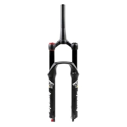MabsSi Mountain Bike Fork MabsSi 26 / 27.5 / 29 Inch Bike Air Suspension Fork, Travel 160mm Tapered Tube MTB Front Forks 1-1 / 8" Hand / Remote Lockout QR 1880g(Size:29", Color:MANUAL LOCKOUT)