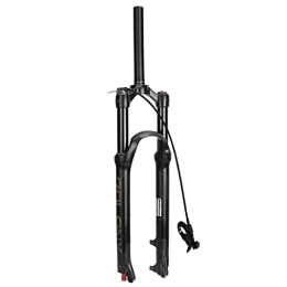 MabsSi Spares MabsSi 26 27.5 29 InchMountain Bike Air Front Fork Travel 120mm Suspension For MTB XC Offroad Bike Disc Brake Bicycle(Size:26 INCH, Color:STRAIGHT REMOTE LOCKOUT)