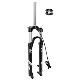 MabsSi Spares MabsSi Mountain Bike Fork MTB Suspension 26 27.5 29 inch Disc Brake, Straight Tube 1-1 / 8" Threadless Spring Bicycle Front Fork 9mm QR(Size:29 INCH, Color:REMOTE LOCKOUT)