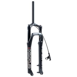 MabsSi Mountain Bike Fork MabsSi Snow / Beach Mountain Bike Air Suspension Fork 26 Inch Aluminium Alloy ABS Lock For 4.0" Tire Bike Fat Bicycle Fork(Color:REMOTE LOCKOUT)