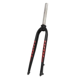 MirOdo Mountain Bike Fork MirOdo 26 / 27.5 / 29" Universal MTB Rigid Fork 1-1 / 8" Threadless Straight Tube Alu Alloy Ultra Light Forks Quick Release Disc Brake Bike Front Forks Fit Mountain Bike Road Bike (Size : Red)