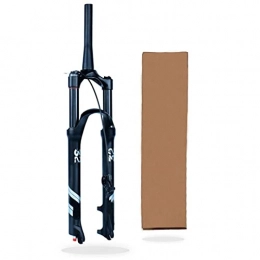 MJCDNB Mountain Bike Fork MJCDNB 1-1 / 2"Forks MTB bicycle fork magnesium alloy 26 27.5 29 inches, MTB suspension air pressure rebound adjustment suspension forks