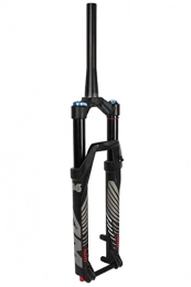 MJCDNB Mountain Bike Fork MJCDNB Bike Front Fork 26" / 27.5'' / 29''Air Suspension Fork MTB Bicycle Shock Absorb Damping Adjustment Cone Tube 1-1 / 2" Manual / Remote Lockout Travel 120mm 15100mm Axle