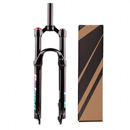 MJCDNB Forks Bicycle Suspension Fork MTB 26/27.5/29 Inch, Air Spring Magnesium Alloy Bicycle Front Fork 1-1/8"Travel 105mm Disc Brake QR 9mm Suspension Fork