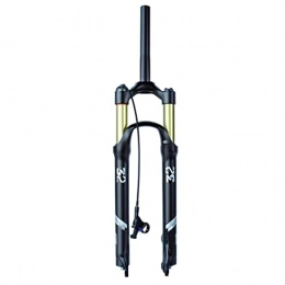 MJCDNB Mountain Bike Fork MJCDNB Forks MTB 26 / 27.5 / 29 inch bicycle suspension fork, disc braking distance 100mm bicycle front fork air straight and taper QR 9mm manual lock suspension fork