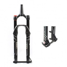 MJCDNB Mountain Bike Fork MJCDNB Front Fork Mountain Bike Bicycle Double Air Chamber 26"27.5" 29 Inch Suspension Fork MTB AM XC Air Fork Suspension Front Fork Bicycle Fork Travel 100mm 1-1 / 2