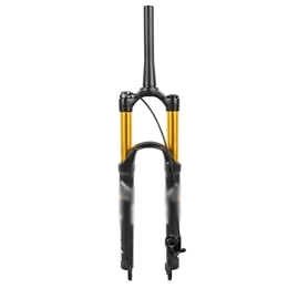  Mountain Bike Fork Mountain bicycle Front Fork Outdoor Mountain Bike Suspension Fork Tapered Steerer Front Fork Air Supension Front Fork 120Mm Travel Disc Brake 26 / 27.5 / 29 Inch, Gold-29inch