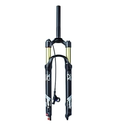 Bewinch Spares Mountain Bicycle Suspension Forks, 26 / 27.5 / 29 Inch MTB Bike Front Fork with Damping Adjust Air Pressure, Straight Tube (Cone Tube), Remote Lockout 100Mm Travel 28.6Mm, Straight Tube, 29inch