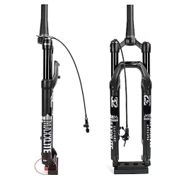 DFNBVDRR Mountain Bike Fork Mountain Bike Air Fork 27.5 / 29in Remote Lockout MTB Fork Rebound Adjust Disc Brake 15 * 100mm Thru Axle Bike Front Fork (Size : 29in)