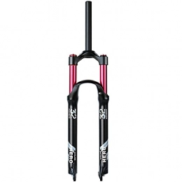 Bktmen Spares Mountain Bike Air Suspension Fork ， Travel 140mm 1-1 / 8" Straight / Tapered Tube QR 9mm Bicycle Accessories Front Forks (Color : Straight Manual, Size : 29 inches)