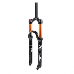 TLX Mountain Bike Fork Mountain Bike Fork – Air Gas Suspension Fork MTB Bicycle Lightweight Straight Fork 1-1 / 8Inch Steering Tube Magnesium & Aluminum Alloy Bike Fork