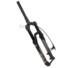 WJC Spares Mountain Bike Front Fork 26 27.5 29 Inch Aluminum alloy Suspension Fork Air Pressure Shock Absorber Bicycle Tapered Tube , Black, Axis: 15*100mm, Travel:140mm ( Color : Remote control , Size : 26inch )