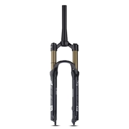 TISORT Spares Mountain Bike Front Fork 26 / 27.5 / 29 Inch MTB Suspension Fork Travel 100mm 1 1 / 8 QR 9mmManual Lockout / Remote Lockout (Color : Tapered HL, Size : 26")