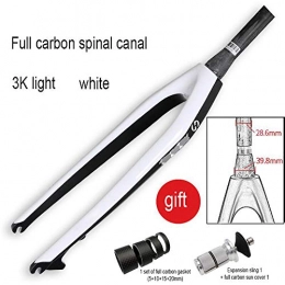 FHGH Mountain Bike Fork Mountain Bike Front Fork Bicycle Front Fork Bicycle MTB Fork Hard Fork Disc Brake 26 / 27.5 / 29 Inch Mountain Bike Full Carbon Front Fork Paint Cone Head Tube Front Fork Bicycle
