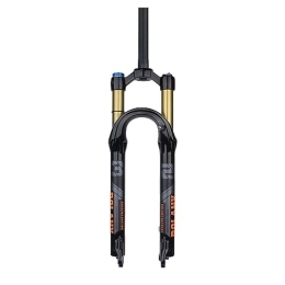  Mountain Bike Fork Mountain Bike Front Forks 26 / 27.5 / 29 Inch, Mountain Bike Front Fork 26 27.5 29 Inch Aluminum Mg Alloy Manual Locking Shock Absorber Suspension Fork for Cycling (Color : 2, Size : 27.5in)