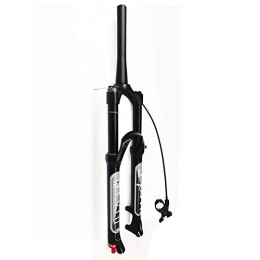 TBJDM Mountain Bike Fork Mountain Bike MTB Air Fork 26 / 27.5 / 29 Inch Aluminum Alloy 140mm Travel Adjustable Damping Bicycle Suspension Fork Black Suspension Fork