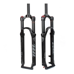 MabsSi Spares Mountain Bike MTB Bicycle 26" 27.5" 29" Fork 28.6mm Manual / Remote Lockout 120mm Travel Rebound With Damping - Black(Size:27.5 INCH, Color:STRAIGHT MANUAL)