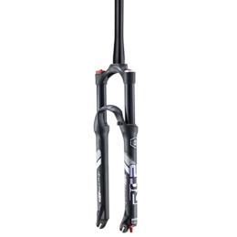 Samnuerly Mountain Bike Fork Mountain Bike Suspension Fork 26 / 27.5 / 29'' 100mm Travel MTB Air Fork Disc Brake Front Fork 9mm (Color : Cone Black, Size : 29'')