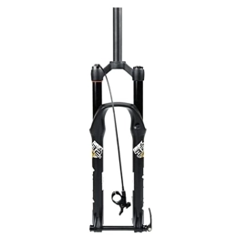 Samnuerly Spares Mountain Bike Suspension Fork 26 / 27.5 / 29 Inch MTB Air Fork 130mm Travel Disc Brake Front Fork Thru Axle Damping Adjust (Color : Straight RL, Size : 29'')