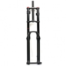 AWJ Spares Mountain Bike Suspension Fork 26 27.5 29 Inch MTB Double Shoulder Air Forks Disc Brake Front Fork 1-1 / 8 Thru Axle 15mm Travel 130mm with Damping 2600g