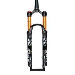 HSQMA Mountain Bike Fork Mountain Bike Suspension Fork 26 / 27.5 / 29 MTB Fork Travel 100mm MTB Air Suspension Fork 1-1 / 2'' Tapered Tube Manual / Remote Lockout AM XC Bicycle Front Fork QR 9mm ( Lockout : Manual , Size : 29inch )