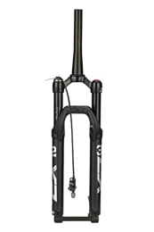 Samnuerly Spares Mountain Bike Suspension Fork Downhill 26 / 27.5 / 29 Inch DH MTB Air Fork 100mm Travel Damping Adjust Thru Axle Fork Disc Brake (Color : Tapered RL, Size : 27.5")