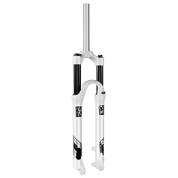 MabsSi Spares Mountain Ultralight Gas Shock XC Bicycle Fork 26 27.5 29 Inch Oil Spring MTB Front Suspension Fork Alloy Straight Tube Manual Lockout Bike Accessories(Color:26 INCH)