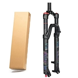 Asiacreate Spares MTB Air Fork 26 27.5 29'' 1 / 8 Straight Tube Bike Suspension Fork HL / RL QR 9mm Air Pressure Rebound Travel 100mm Front Fork For Mountain Bike With Damping (Color : Shoulder lockout, Size : 29in)