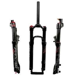 TYXTYX Mountain Bike Fork MTB Bicycle Suspension Fork 26 / 27.5 / 29 Inch Air Rebound Adjust Straight Tube 28.6mm QR 9mm Travel 100mm Crown Lockout Mountain Bike Forks Gas Shock Absorber XC / AM / FR