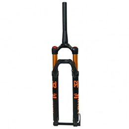 TYXTYX Mountain Bike Fork MTB Bike Fork 27.5 / 29" Black Conical tube Travel 100mm Suspension Bike Forks Bike Suspension Fork Mountain Bike Front Fork shock absorber front fork