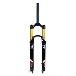 SHKJ Mountain Bike Fork MTB Bike Suspension Fork 26 27.5 29 Inch Travel 100mm Air Fork Disc Brake Quick Release Front Fork 1-1 / 8" Straight Tube HL / RL (Color : Manual, Size : 27.5inch)